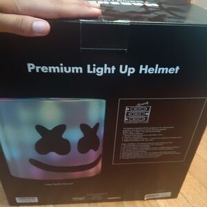 Marshmallow light up helmet costume